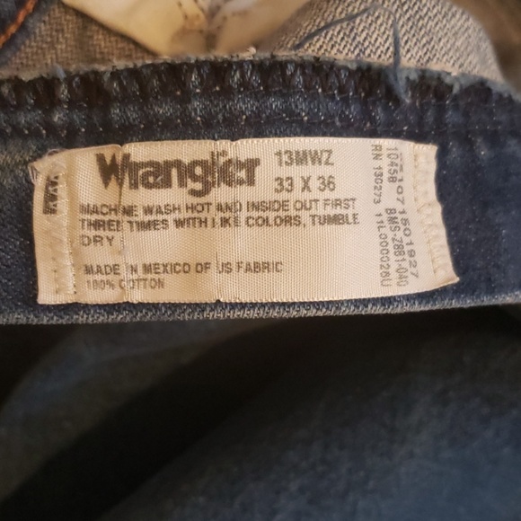 Men's Wrangler Jean's size 33x36 - Picture 4 of 4
